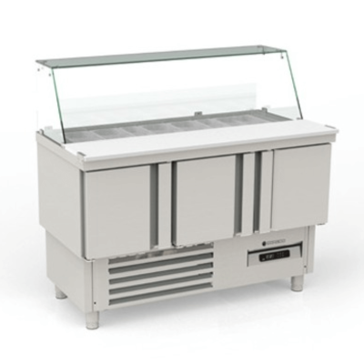 Mesa preparación gama 700 KEBAB GN1/1 MFK-140 Coreco