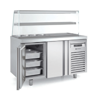 Mesa preparación gama 700 KEBAB GN1/1 MFK70-135 Coreco Mesa preparación gama 700 KEBAB GN1/1 MFK70-135 Coreco