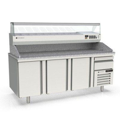 Mesa preparación gama 800 PIZZA CAJÓN NEUTRO MR80-210 Coreco