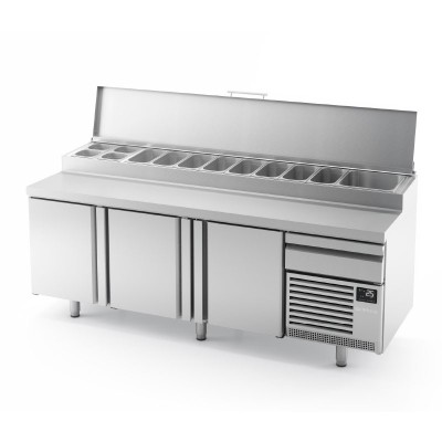 Mesa fría pizza cajón serie 800 MPL 2300 Infrico
