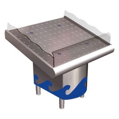 Mostrador de pescadería con soporte 1m Fricosmos Mostrador de pescadería con soporte 1m Fricosmos