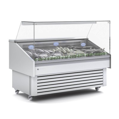 Vitrina carro especial pescado CEEC-130-RR-EF Coreco