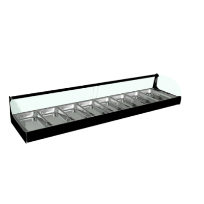 Vitrina frigorífica IRON R8 bandejas Movilfrit Vitrina frigorífica IRON R8 bandejas Movilfrit
