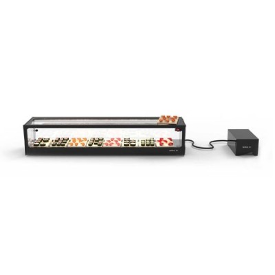 Vitrina refrigerada grupo remoto LOGIC SUSHI 6 cuba plana Sayl Vitrina refrigerada grupo remoto LOGIC SUSHI 6 cuba plana Sayl