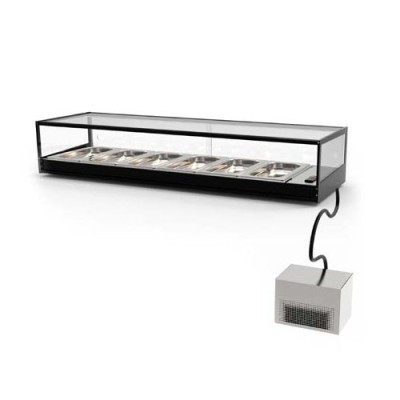 Vitrina refrigerada grupo remoto LOGIC VTLG4GRP cuba plana Sayl Vitrina refrigerada grupo remoto LOGIC VTLG4GRP cuba plana Sayl