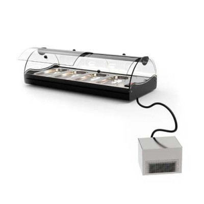 Vitrina refrigerada grupo remoto SELF SERVICE S4GRP cuba plana Sayl