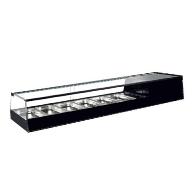 Vitrina refrigerada bandejas cristal recto RCT-8 Vitrinas Gómez Vitrina refrigerada bandejas cristal recto RCT-8 Vitrinas Gómez