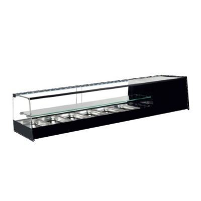 Vitrina estante bandejas cristal recto RCT-8E Vitrinas Gómez Vitrina estante bandejas cristal recto RCT-8E Vitrinas Gómez