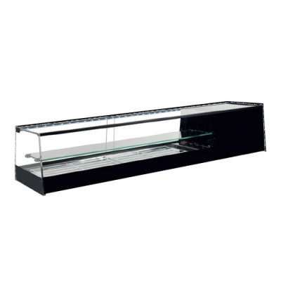 Vitrina estante cuba plana cristal recto RCT-150E Vitrinas Gómez Vitrina estante cuba plana cristal recto RCT-150E Vitrinas Gómez