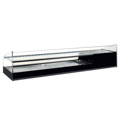 Vitrina refrigerada cuba plana cristal recto RCT-200A Vitrinas Gómez