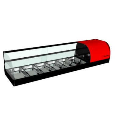 Vitrina frigorífica 2 pisos IRON 6 bandejas Movilfrit Vitrina frigorífica 2 pisos IRON 6 bandejas Movilfrit