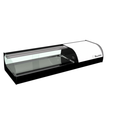 Vitrina frigorífica IRON 4 cuba plana sushi Movilfrit
