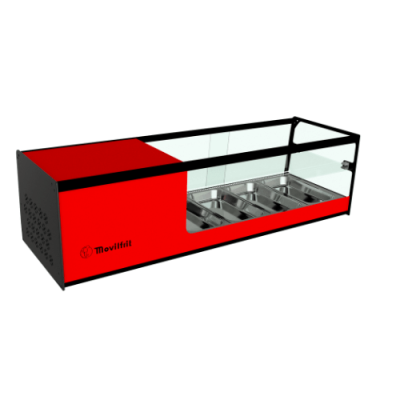 Vitrina frigorífica 2 pisos CUB 4 bandejas Movilfrit Vitrina frigorífica 2 pisos CUB 4 bandejas Movilfrit