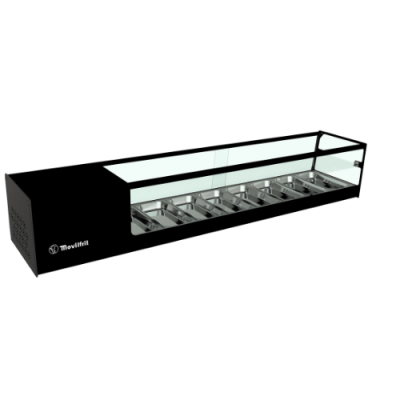 Vitrina frigorífica 2 pisos CUB 8 bandejas Movilfrit Vitrina frigorífica 2 pisos CUB 8 bandejas Movilfrit