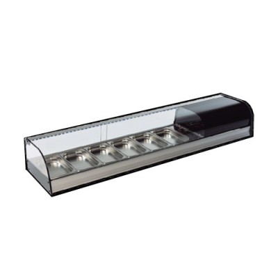 Vitrina refrigerada bandejas cristal curvo FR-4I Vitrinas Gómez Vitrina refrigerada bandejas cristal curvo FR-4I Vitrinas Gómez