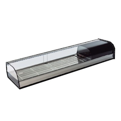 Vitrina refrigerada cuba plana cristal curvo FR-150I Vitrinas Gómez Vitrina refrigerada cuba plana cristal curvo FR-150I Vitrinas Gómez