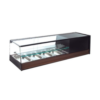 Vitrina estante bandejas cristal recto R-6IE Vitrinas Gómez Vitrina estante bandejas cristal recto R-6IE Vitrinas Gómez