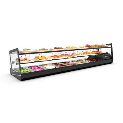 Vitrina refrigerada KUBE bandejas Sayl Vitrina refrigerada KUBE bandejas Sayl