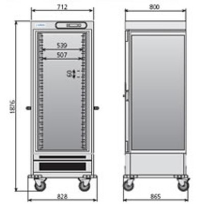 Carro refrigerado CF-20 HC Edenox Carro refrigerado CF-20 HC Edenox