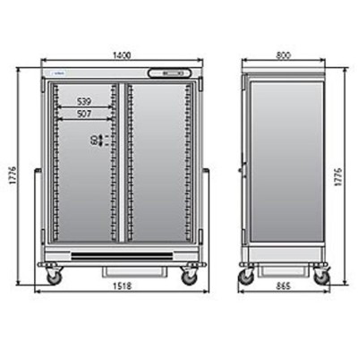 Carro refrigerado CF-40 HC Edenox Carro refrigerado CF-40 HC Edenox
