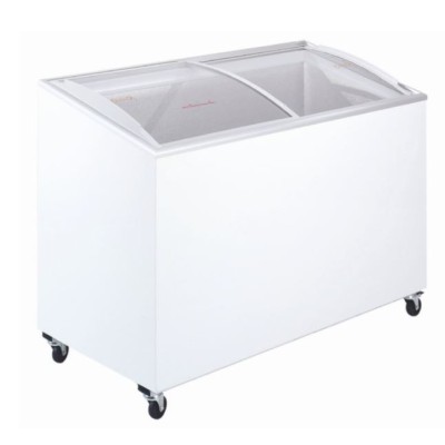 Congelador tapa cristal PKDD500SCEB Pecomark