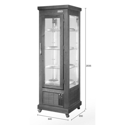ARMARIO EXPOSITOR REFRIGERADO LUCENA MADERINOX ARMARIO EXPOSITOR REFRIGERADO LUCENA MADERINOX