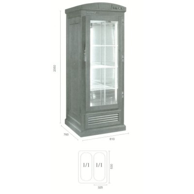 ARMARIO EXPOSITOR REFRIGERADO MADERINOX ARMARIO EXPOSITOR REFRIGERADO MADERINOX