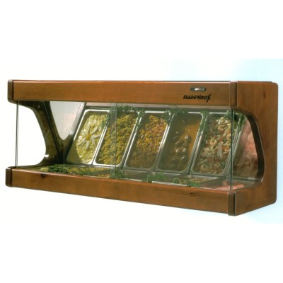 VITRINA REFRIGERADA TAPAS EVA 8 BANDEJAS MADERINOX VITRINA REFRIGERADA TAPAS EVA 8 BANDEJAS MADERINOX