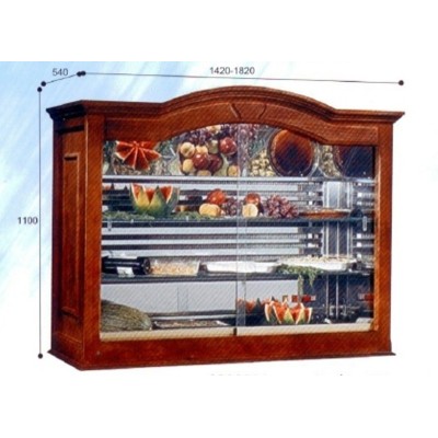 VITRINA REFRIGERADA MURAL ARA 1800 MADERINOX VITRINA REFRIGERADA MURAL ARA 1800 MADERINOX