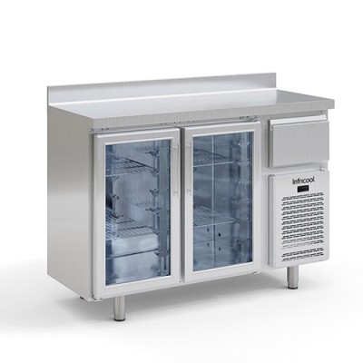 Frente mostrador IF602PCR puertas cristal Infricool