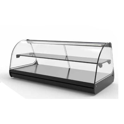 Vitrina expositora DOS PISOS neutra V24-NE Sayl