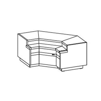 Mueble caja ángulo Magnus VMG 90 ACM Infrico Mueble caja ángulo Magnus VMG 90 ACM Infrico