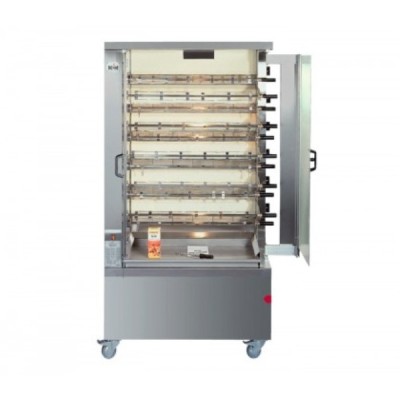 Asador vertical doble espada eléctrico 6EEND MCM