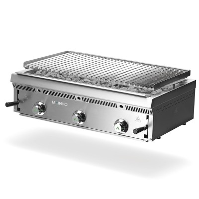 Barbacoa gas carbón volcánico bras grill PBI-90 Mainho Barbacoa gas carbón volcánico bras grill PBI-90 Mainho