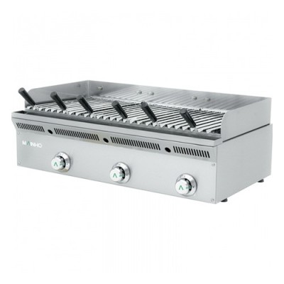 Barbacoa a gas acero inoxidable ELBI-93GN Mainho