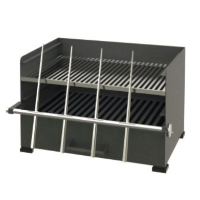 Barbacoa espetera sobremesa de carbón BHE-60 Autogas