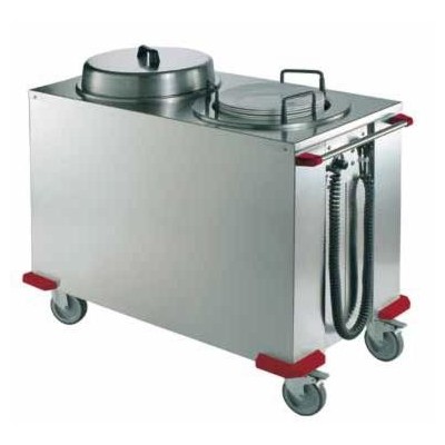 CARRO CALIENTE PARA DISTRIBUCIÓN DE PLATOS CCPR 2 CARRINOX