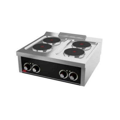 Cocina eléctrica 4 placas serie 750 sobremesa CE4P750S HR Fainca Cocina eléctrica 4 placas serie 750 sobremesa CE4P750S HR Fainca