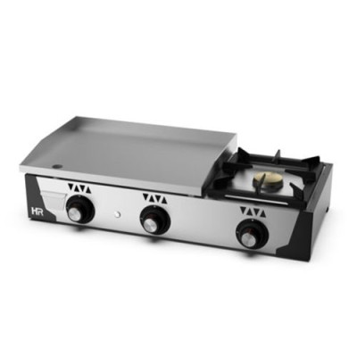 Plancha a gas rectificada con fogón PLC6100RTF HR Fainca