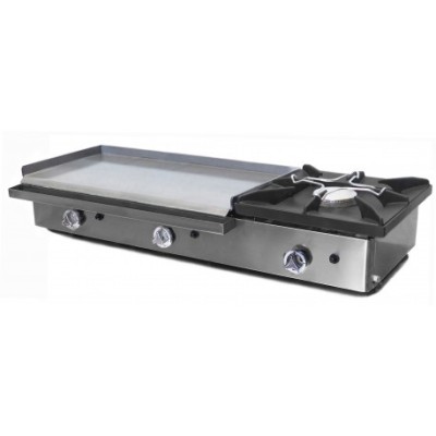 Plancha a gas con fogón PG80+40F Maiser