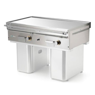 Fry-top sobremostrador a gas rectificada central FLT-180/7 TY Mainho