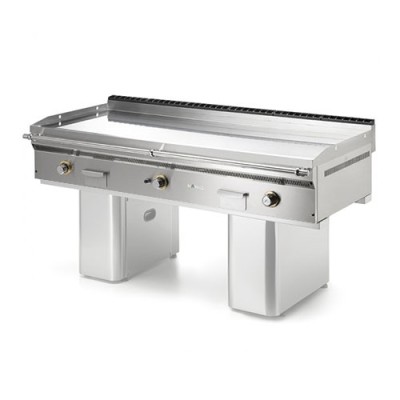 Fry-top sobremostrador a gas cromo duro mural FCT-120/7 Mainho