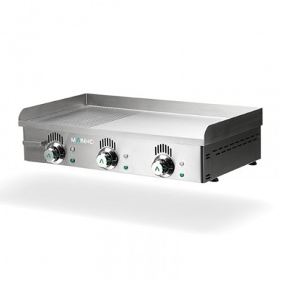 Plancha eléctrica placa semi-ranurada rectificada NSREM-80N Mainho Plancha eléctrica placa semi-ranurada rectificada NSREM-80N Mainho