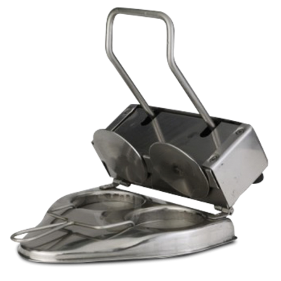 Prensa hamburguesas doble redonda ø100 Inoxnisge