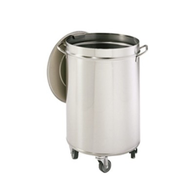 Cubo 105L con tapa en acero inox Edenox Cubo 105L con tapa en acero inox Edenox