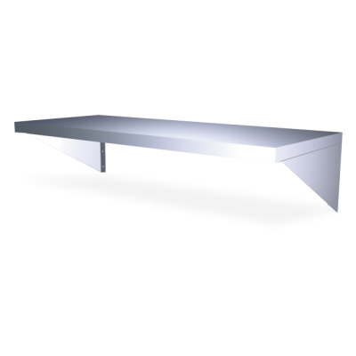 Estante de acero inoxidable mural con cartelas 1000X400 Fricosmos Estante de acero inoxidable mural con cartelas 1000X400 Fricosmos