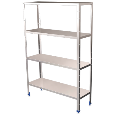 Estantería de acero inoxidable modular 1000X400X1750MM Fricosmos Estantería de acero inoxidable modular 1000X400X1750MM Fricosmos