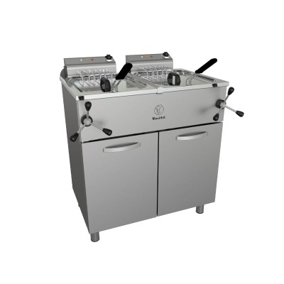 Freidora FAR25+25 400 aceite alto rendimiento cabezal móvil Movilfrit