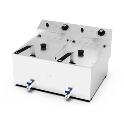 Freidora 10L+10L trifásica 9 KW con grifo FD10L10LTRIF9C HR Fainca Freidora 10L+10L trifásica 9 KW con grifo FD10L10LTRIF9C HR Fainca