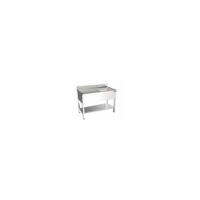 Fregadero con bastidor escurridor izq. 1000x600mm Distform Fregadero con bastidor escurridor izq. 1000x600mm Distform